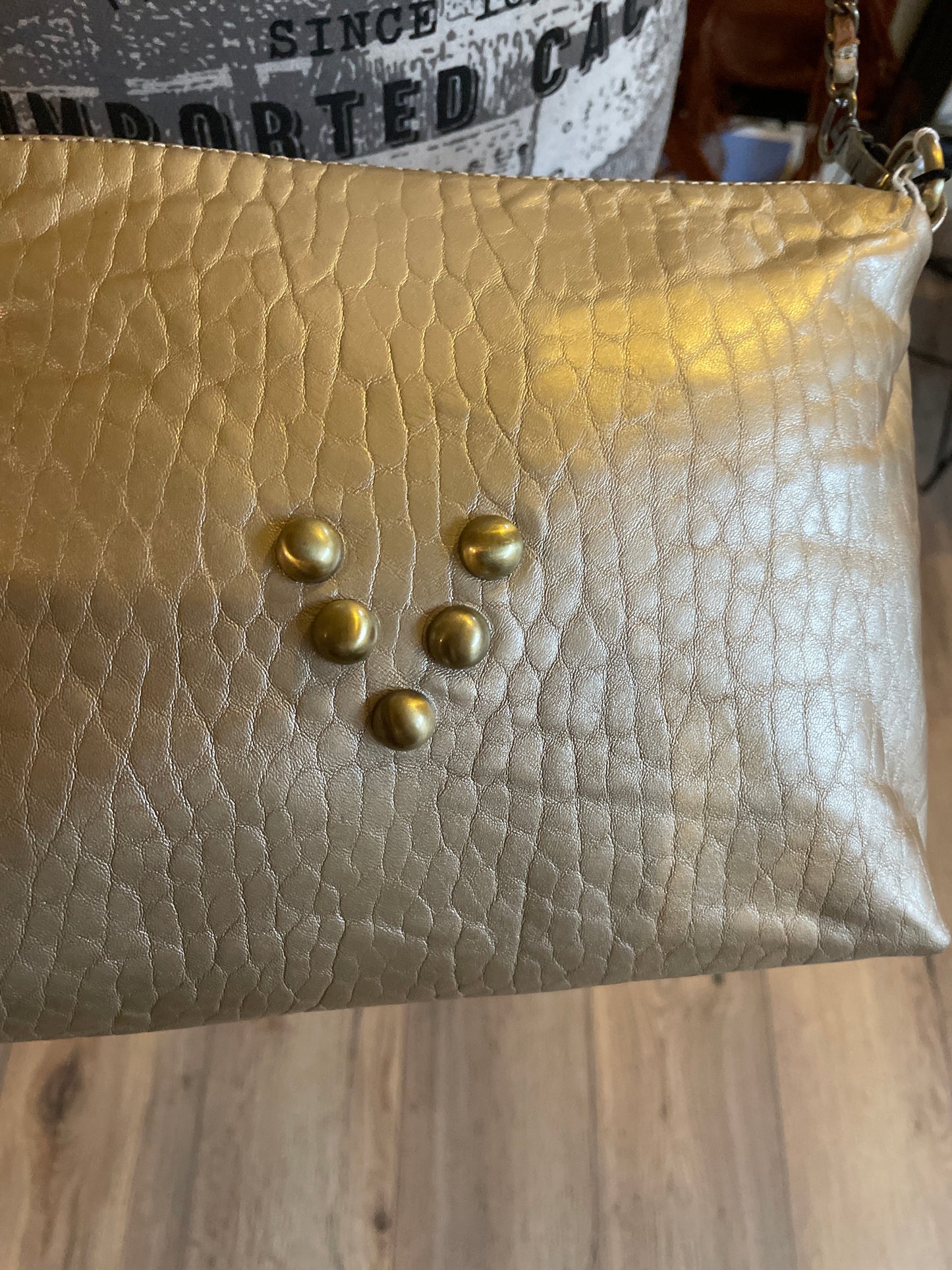 Sac pochette Chacha champagne - Virginie Darling