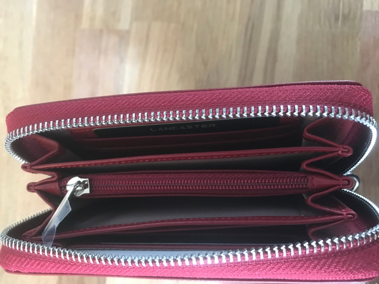 Portefeuille en cuir lisse Paris PM de LANCASTER