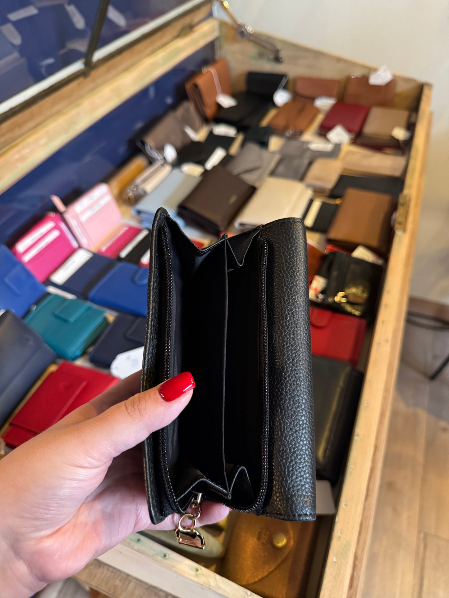 Portefeuille M Tradition cuir noir