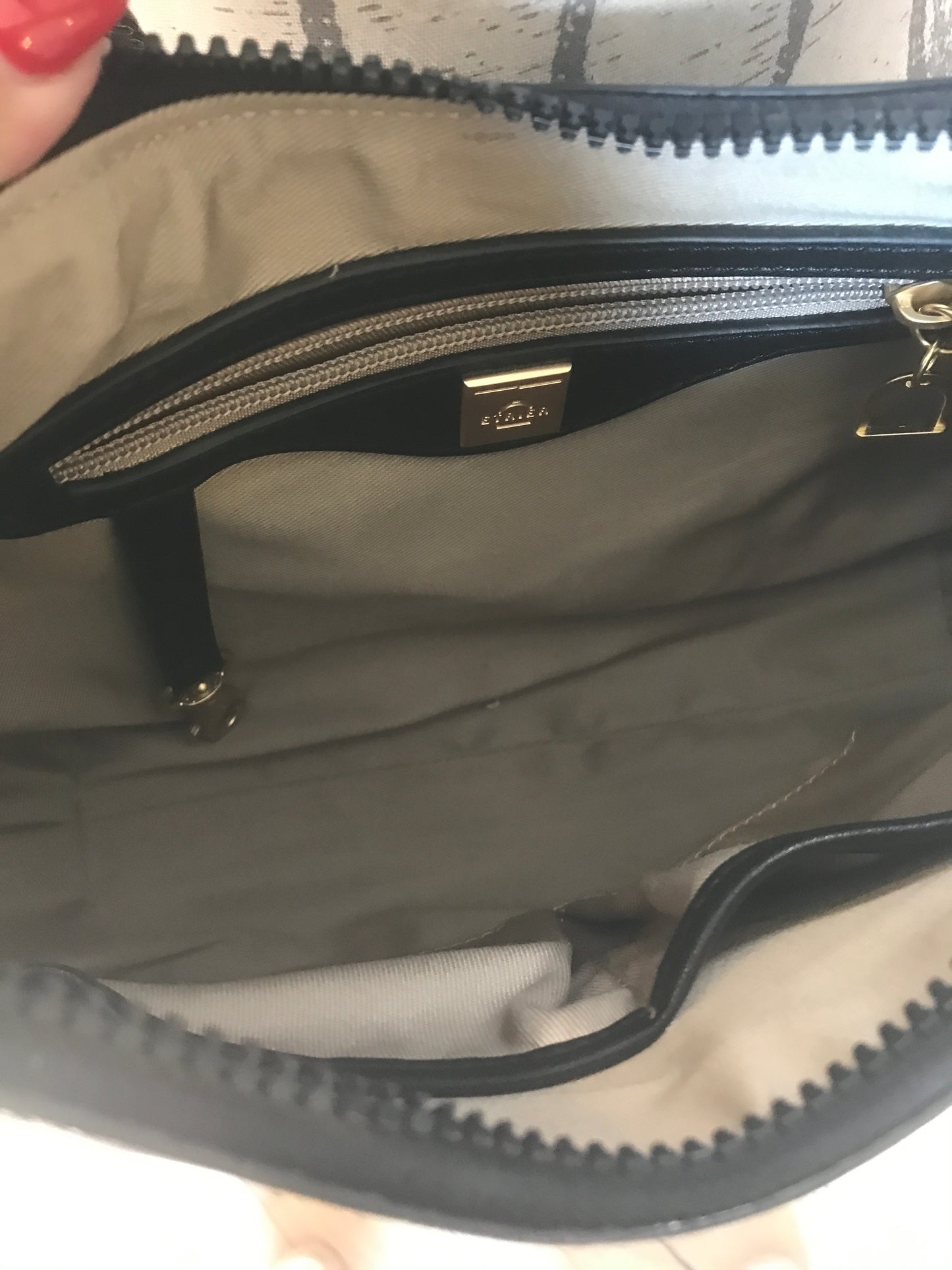 Sac porté épaule Oxer cuir noir (Étrier)