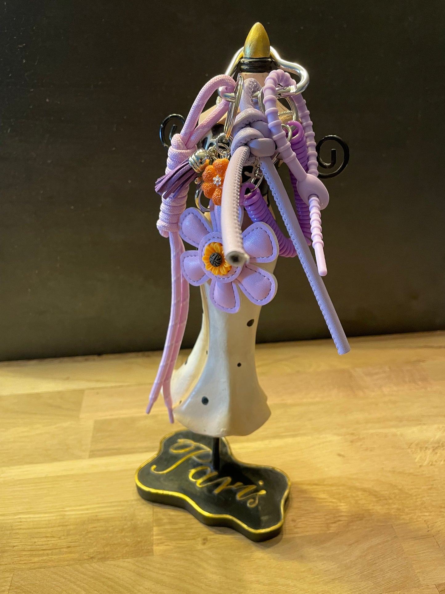 Bijou de sac Fleur violette
