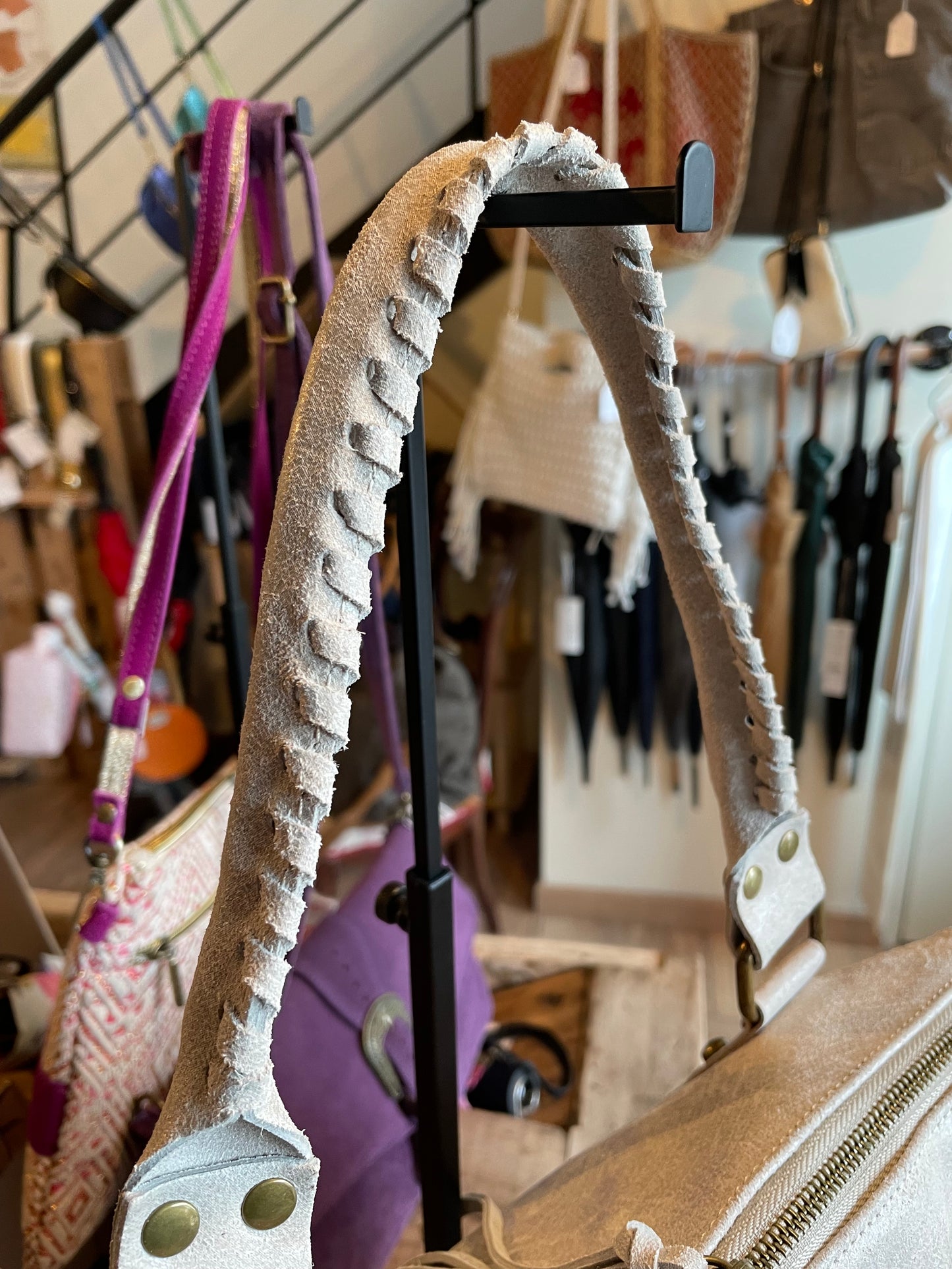Sac Amandine écru grand format