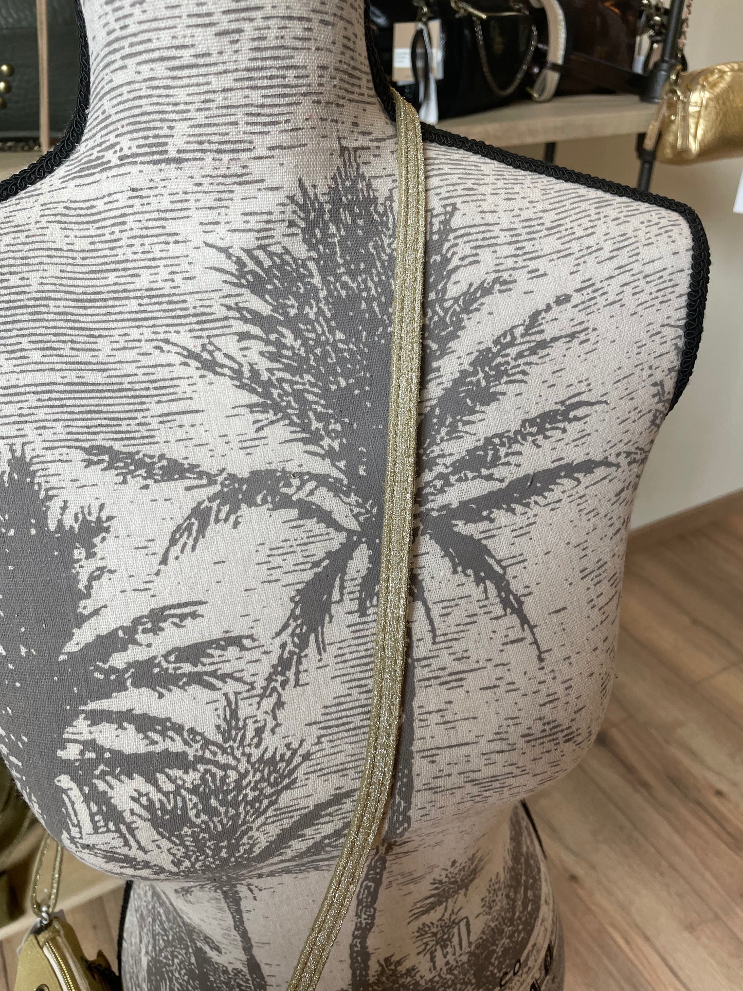 Petit sac trotteur en cuir Gold Mila Louise (ligne Palom Bav)