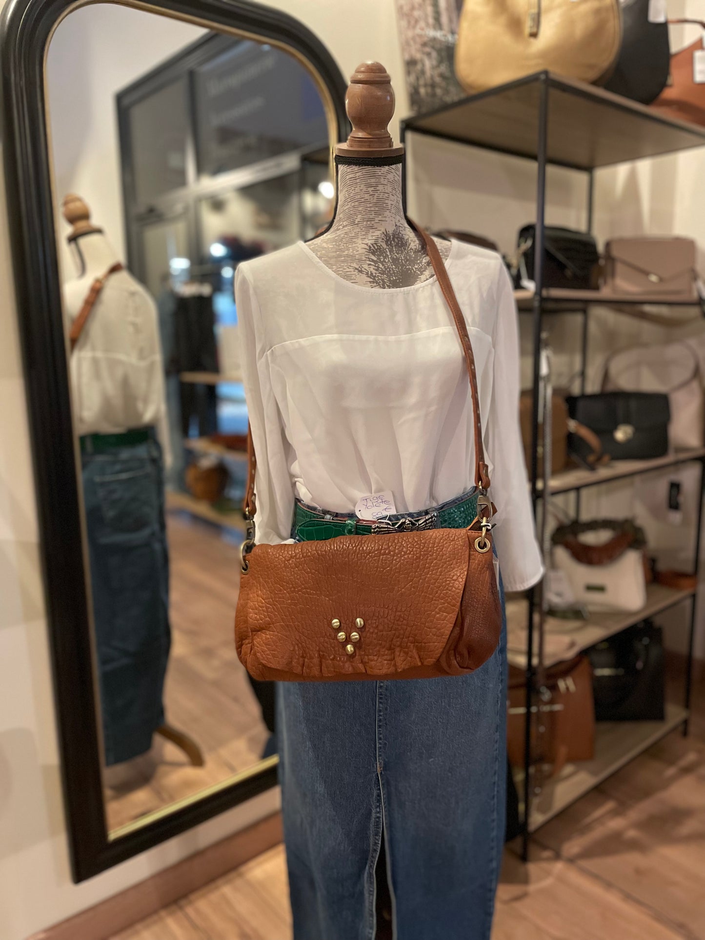 Sac Wild Médium cognac- VIRGINIE DARLING