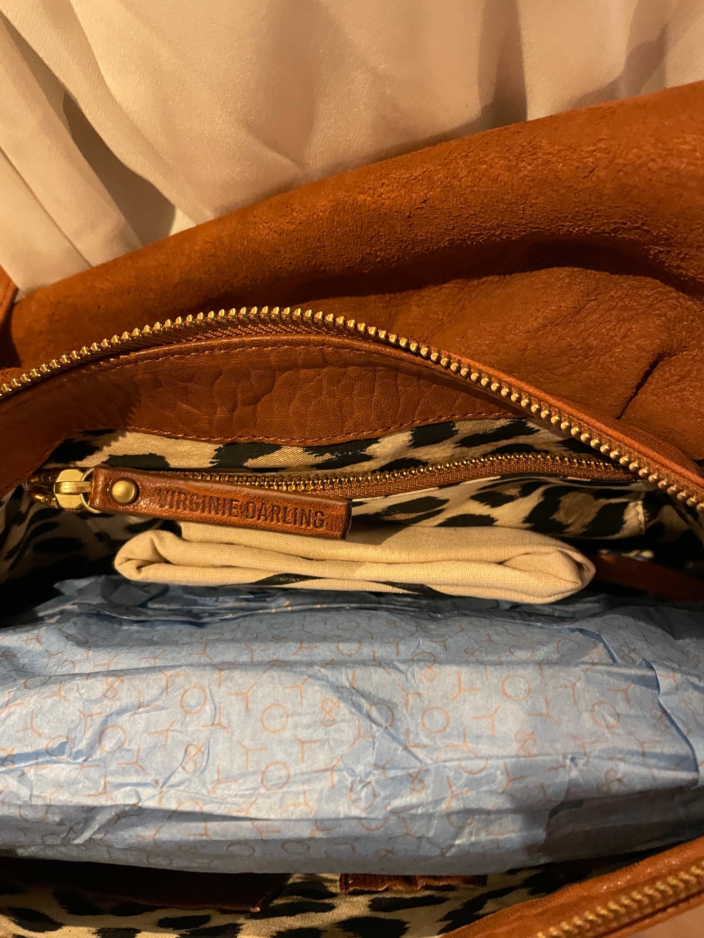 Sac Wild Médium cognac- VIRGINIE DARLING
