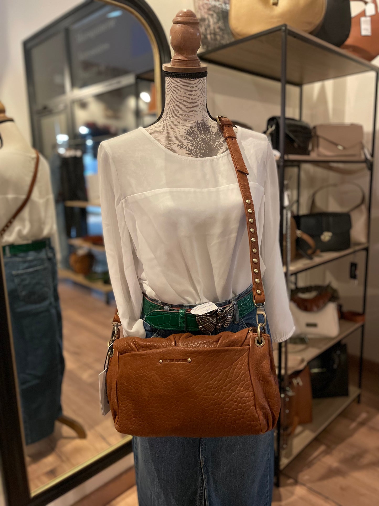 Sac Wild Médium cognac- VIRGINIE DARLING