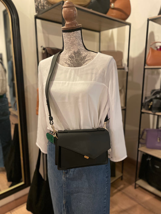 Sac Zoe x Lancaster coloris noir