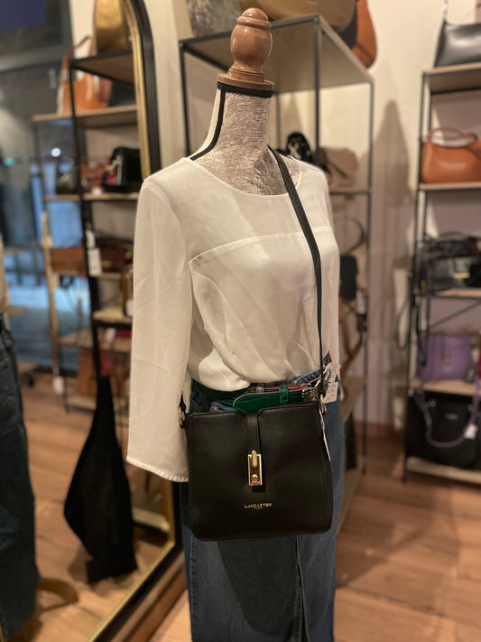 Sac trotteur Milano Horizon noir - LANCASTER