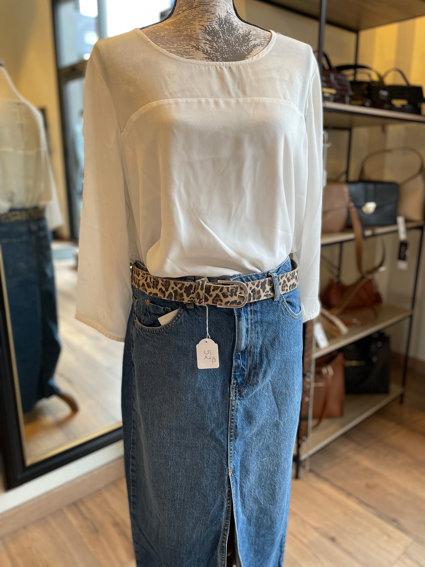Ceinture en cuir "Léo"