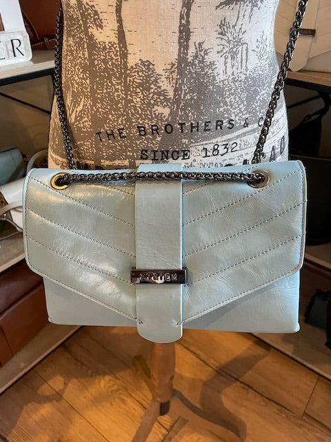 Sac bandoulière JANA AMOUR bleu azur - ETRIER -