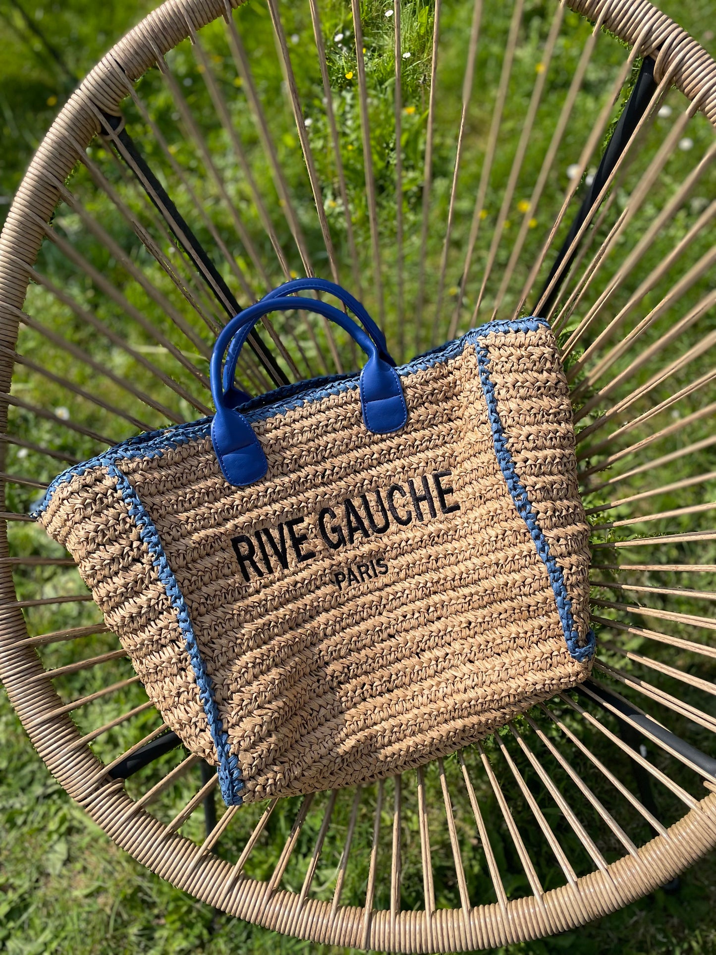 Panier Rive Gauche bleu
