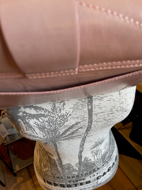 Sac bandoulière en cuir JANA AMOUR rose poudrée - ETRIER